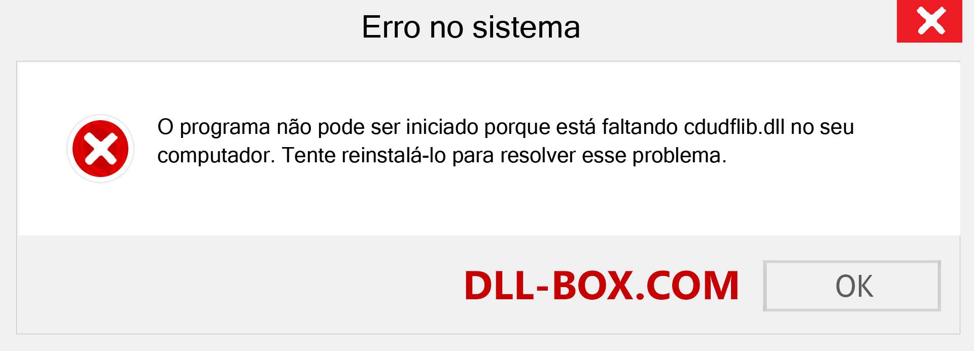 Arquivo cdudflib.dll ausente ?. Download para Windows 7, 8, 10 - Correção de erro ausente cdudflib dll no Windows, fotos, imagens